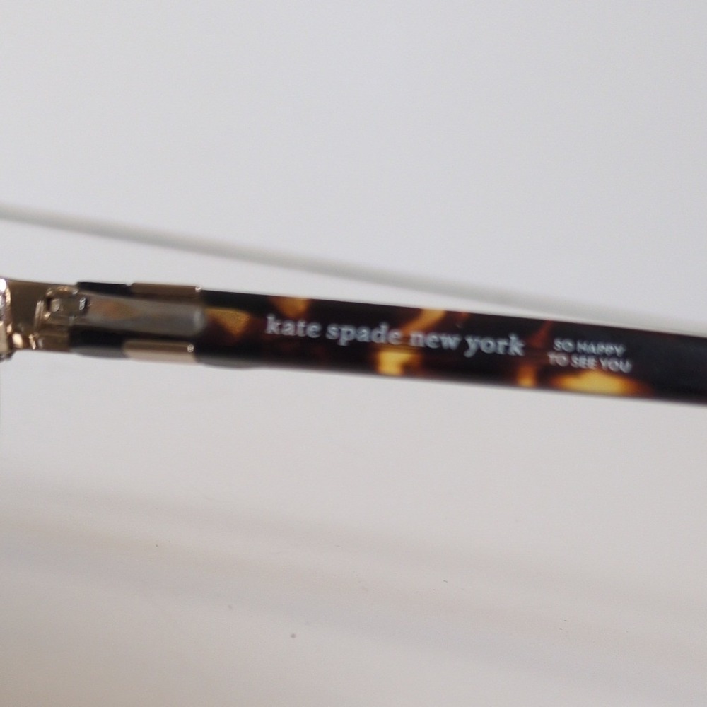 Kate Spade Eye Glasses Jonae 09Q Frames ONLY Brown Copper Tortoise 140 52-16-140 - Picture 6 of 7